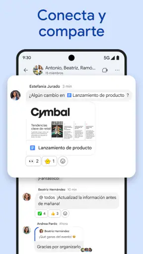 Google Chat screenshot