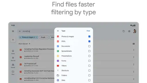 Google Drive screenshot