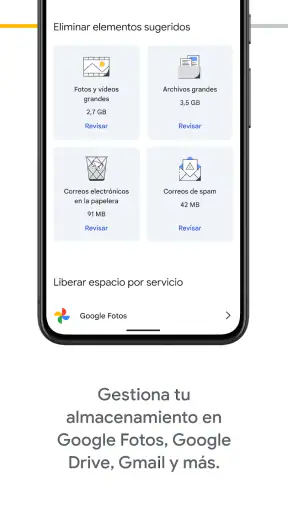 Google One screenshot