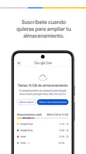 Google One screenshot