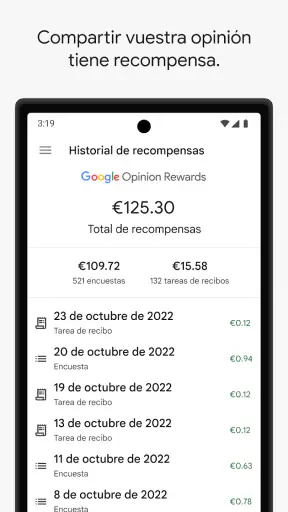 Google Opinion Rewards screenshot