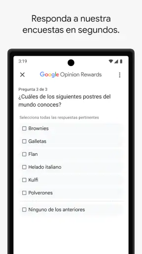 Google Opinion Rewards screenshot