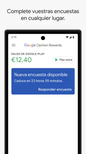 Google Opinion Rewards screenshot