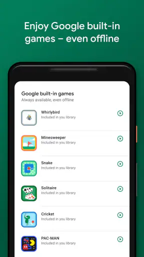 Google Play Juegos screenshot