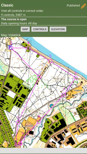 GPS Orienteering screenshot