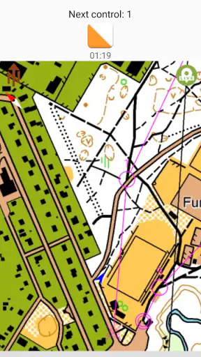 GPS Orienteering screenshot