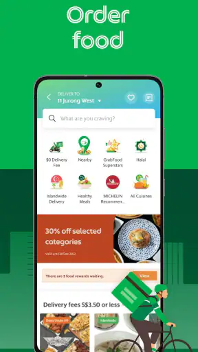 Grab - Taxi & Food Delivery screenshot
