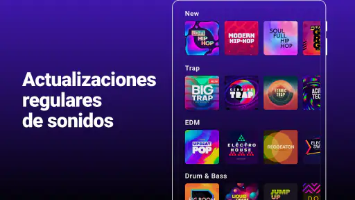 Groovepad - creador de música screenshot