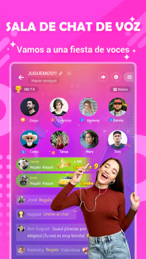 Hago- Fiesta, Chat, En vivo screenshot