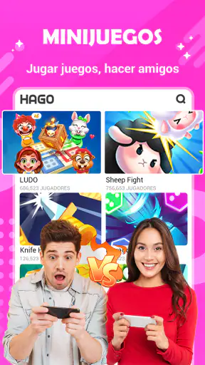 Hago- Fiesta, Chat, En vivo screenshot