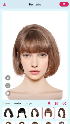 Hairstyle Try On-corte de pelo screenshot