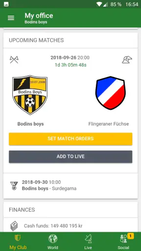 Hattrick - Mánager de fútbol screenshot