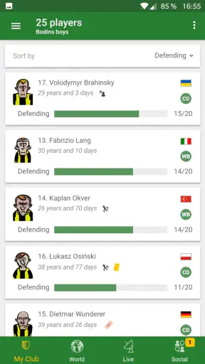 Hattrick - Mánager de fútbol screenshot