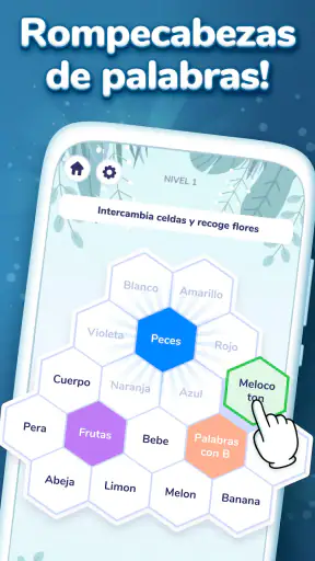 Hexa Words – Juego de Palabras screenshot