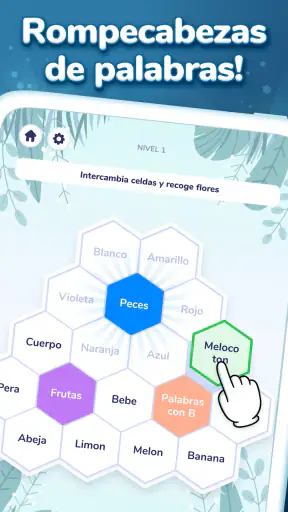 Hexa Words – Juego de Palabras screenshot