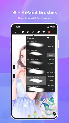 HiPaint - Dibujo y diseño screenshot