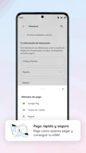 Holafly eSIM: datos ilimitados screenshot