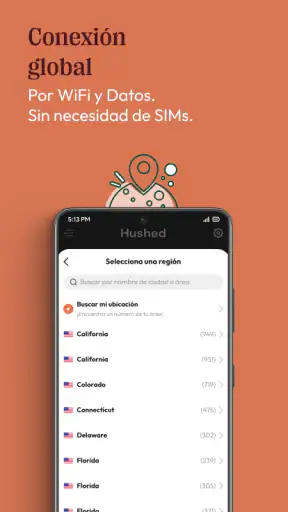 Hushed  2do número de teléfono screenshot