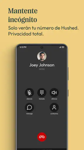 Hushed  2do número de teléfono screenshot