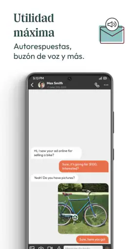 Hushed  2do número de teléfono screenshot