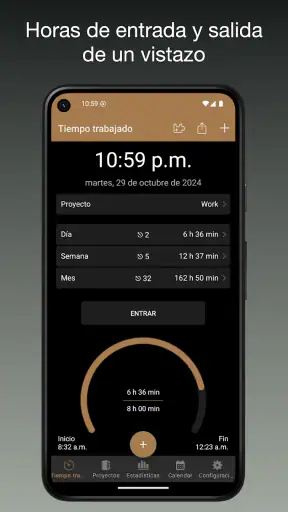 iboChron - Registro de trabajo screenshot