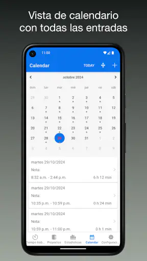 iboChron - Registro de trabajo screenshot