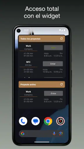 iboChron - Registro de trabajo screenshot