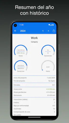 iboChron - Registro de trabajo screenshot