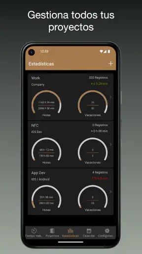 iboChron - Registro de trabajo screenshot