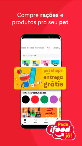 iFood comida e mercado em casa screenshot