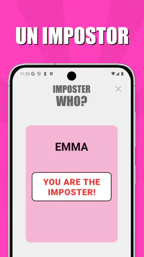Imposter Who? - Juego Palabras screenshot