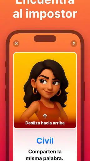 Impostor: Espía Juego Mr White screenshot