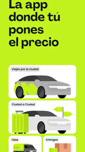 inDrive. Viajes alternativos screenshot