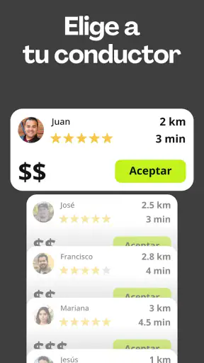 inDrive. Viajes alternativos screenshot