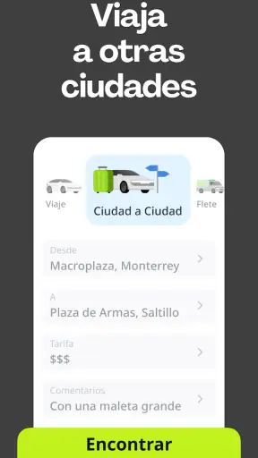 inDrive. Viajes alternativos screenshot