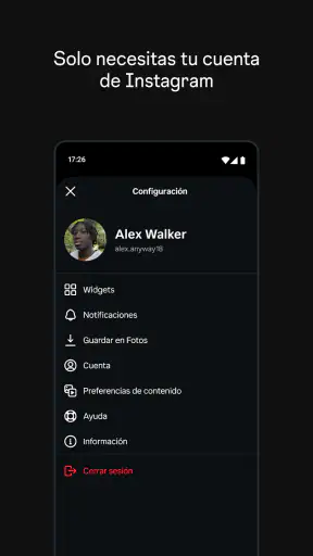 Instants, una app de Instagram screenshot