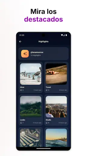 InView, Ver perfil screenshot