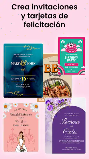 Invitación Tarjeta Creadora screenshot