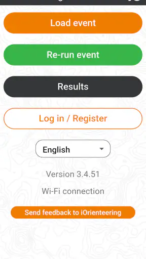 iOrienteering screenshot