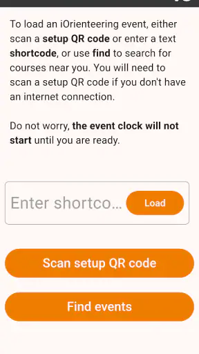 iOrienteering screenshot