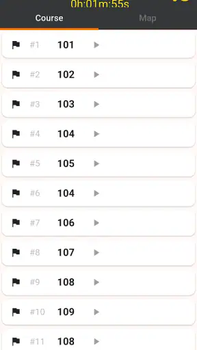 iOrienteering screenshot