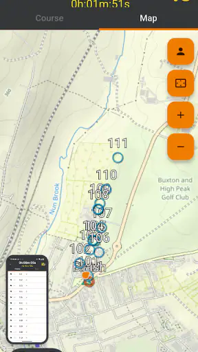 iOrienteering screenshot