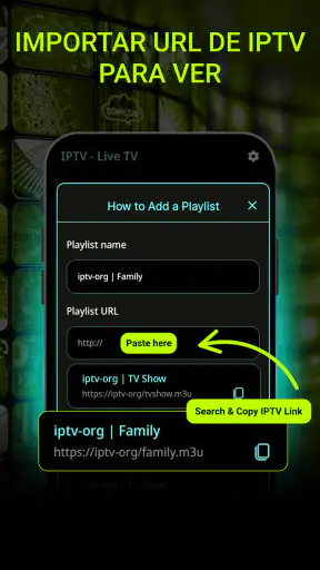 IPTV Reproductor De Vídeo screenshot