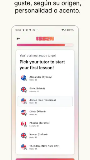 ISSEN - Tutor de Voz screenshot