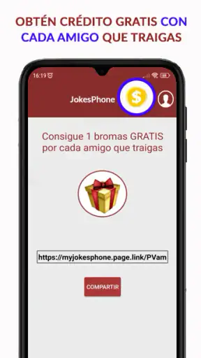 JokesPhone Bromas Telefónicas screenshot