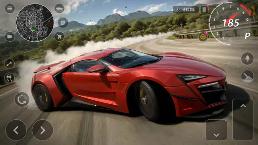 Juego de carreras de autos screenshot