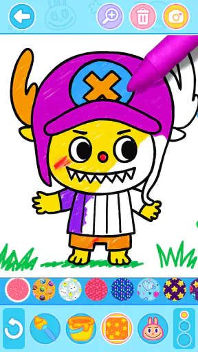 Juego de colorear labubu screenshot