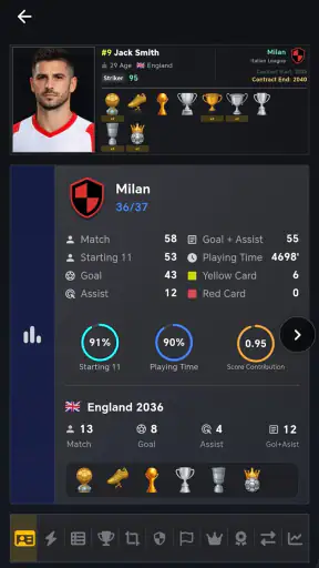 Jugador de Fútbol Carrera screenshot