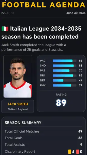 Jugador de Fútbol Carrera screenshot