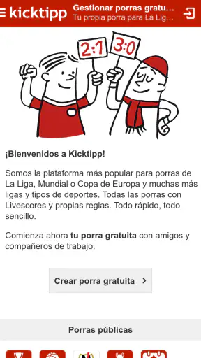 Kicktipp - La porra aplicación screenshot